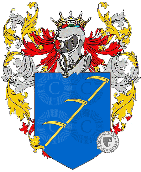 Coat of arms of family la Fauci