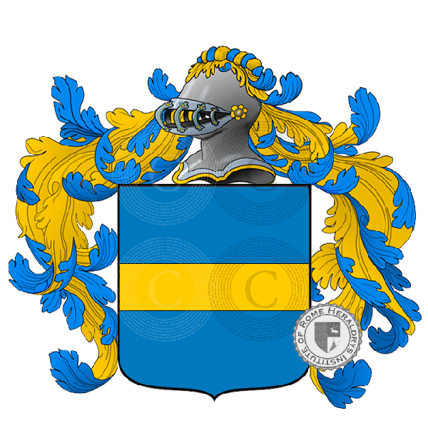 Coat of arms of family gorgoni