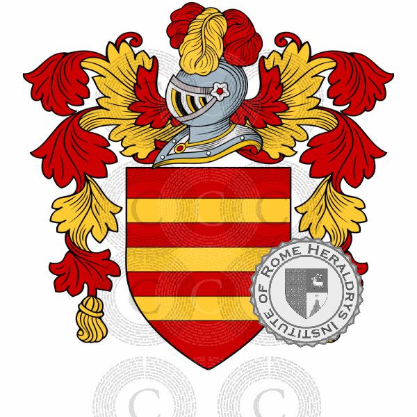 Escudo de la familia Grini Sartori