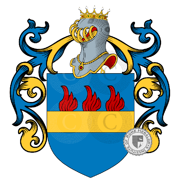 Coat of arms of family Barbieri Nagliati