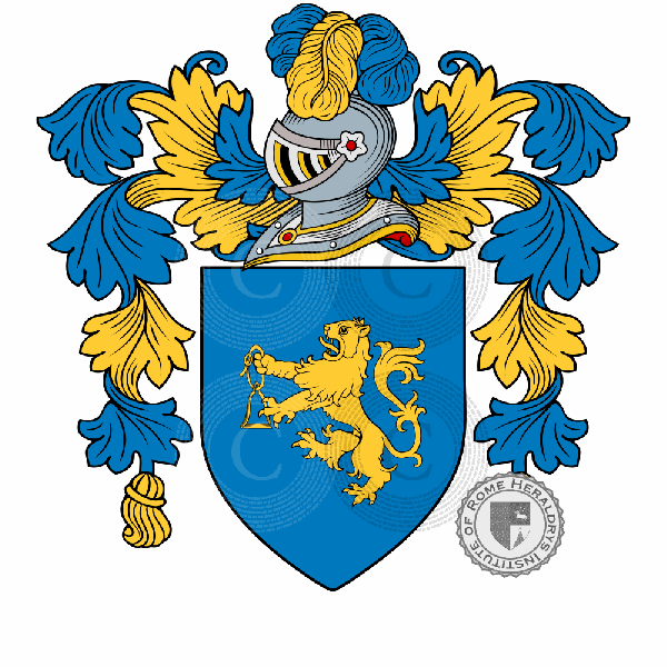 Coat of arms of family Menestrier