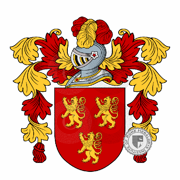 Coat of arms of family Antìn