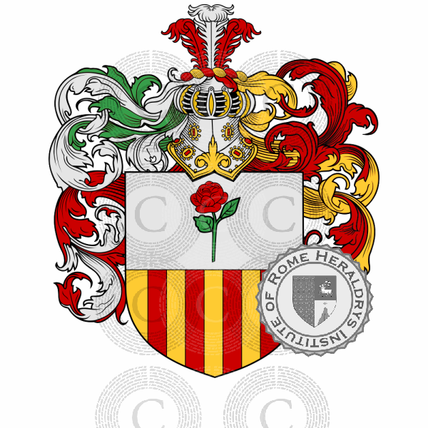 Coat of arms of family Rosselli