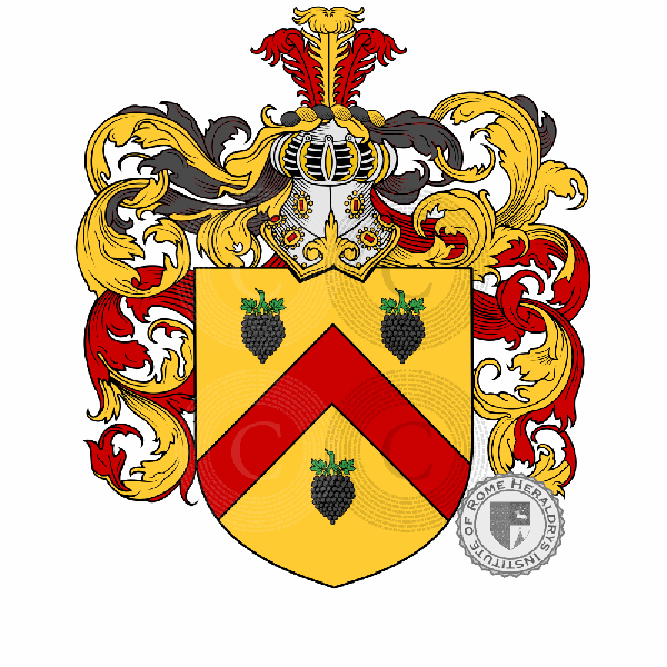 Coat of arms of family Fradin