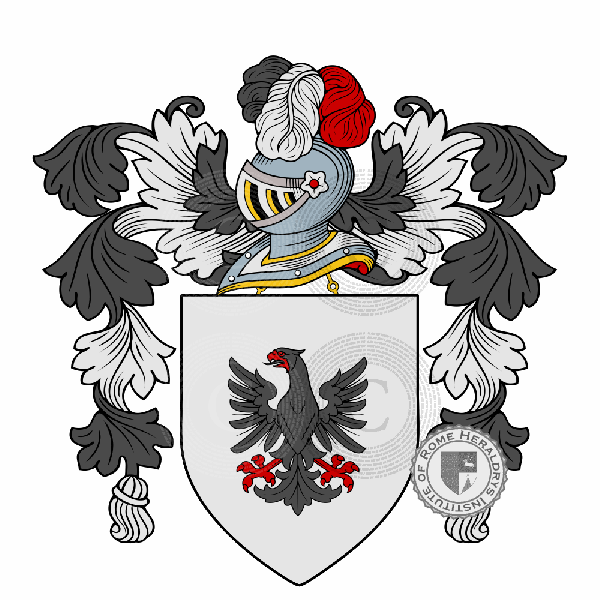 Coat of arms of family Romanel