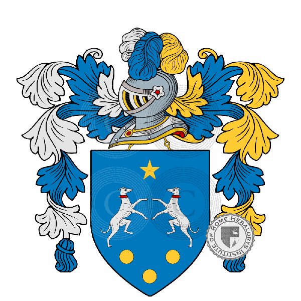 Coat of arms of family Cuccini