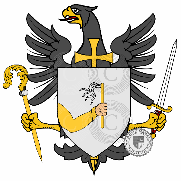 Coat of arms of family de Ambrogio