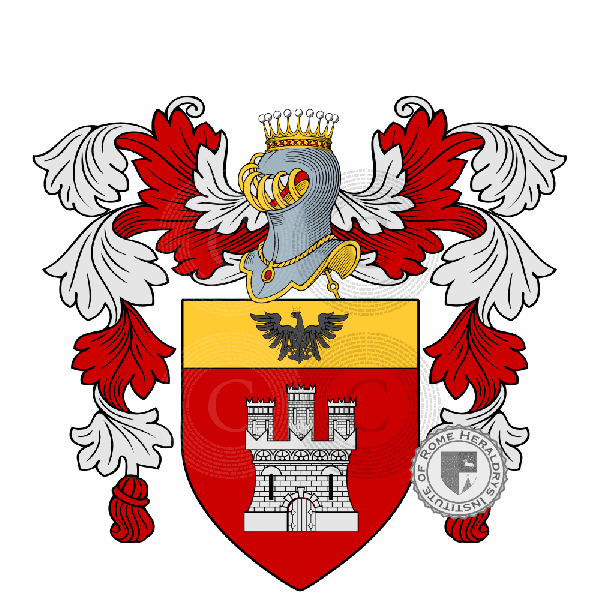 Wappen der Familie Capitani di Vimercate