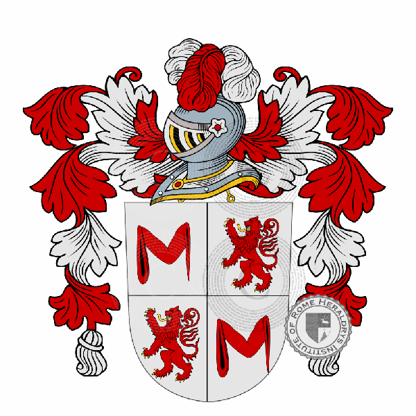 Coat of arms of family de Malle  de Bettenbourg