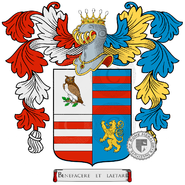 Escudo de la familia Minervini