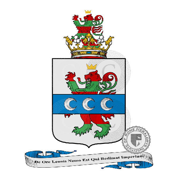 Coat of arms of family Langhi