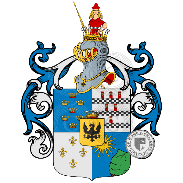 Coat of arms of family Capitanei