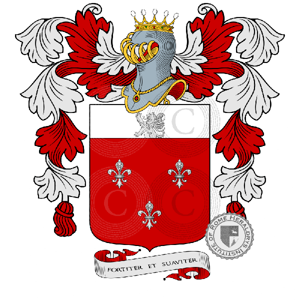 Coat of arms of family Garelli