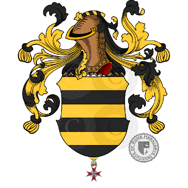 Coat of arms of family Garavaglia de