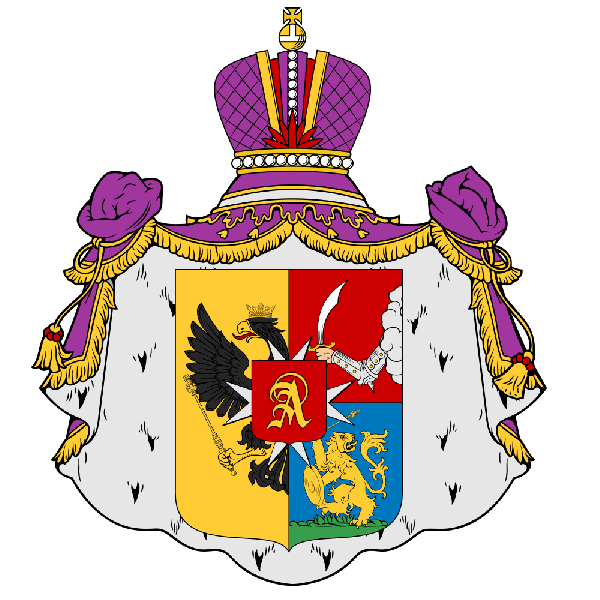 Coat of arms of family Argoutinsky Dolgoroukoff