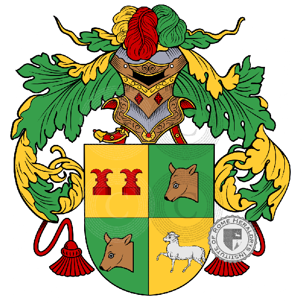 Coat of arms of family Bolaños