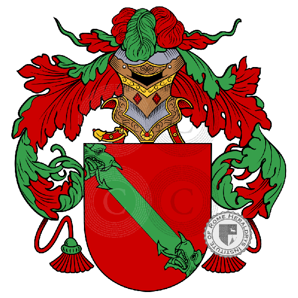 Coat of arms of family Rabelo
