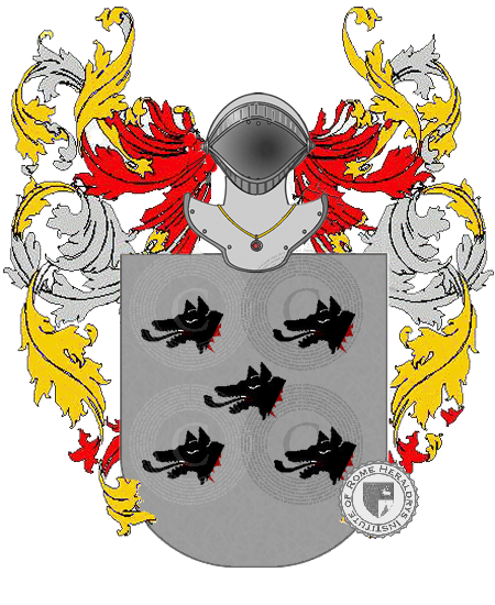 Coat of arms of family possa    