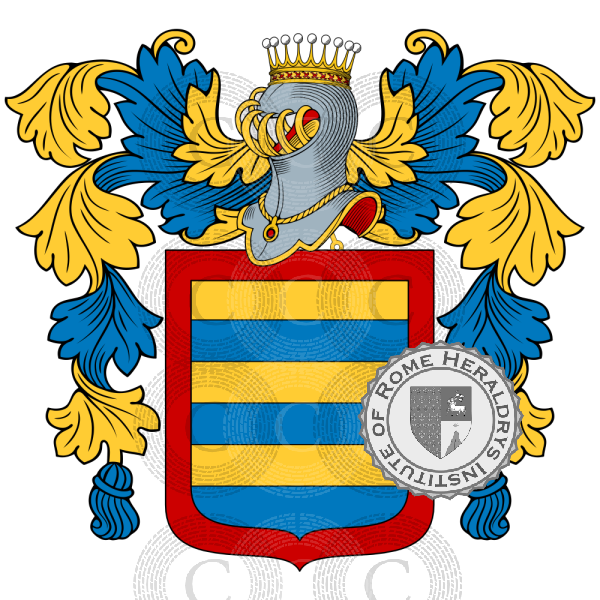 Coat of arms of family Palatin de Dio