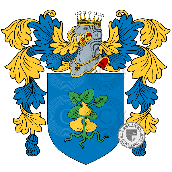 Coat of arms of family Cocuzza