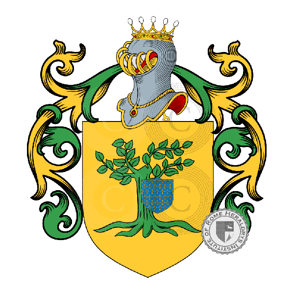 Coat of arms of family di Lauro