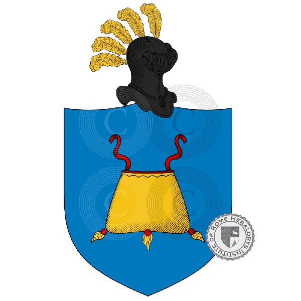 Coat of arms of family Pacchiarotti