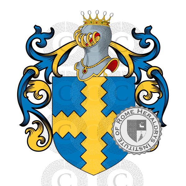 Coat of arms of family de Saxe