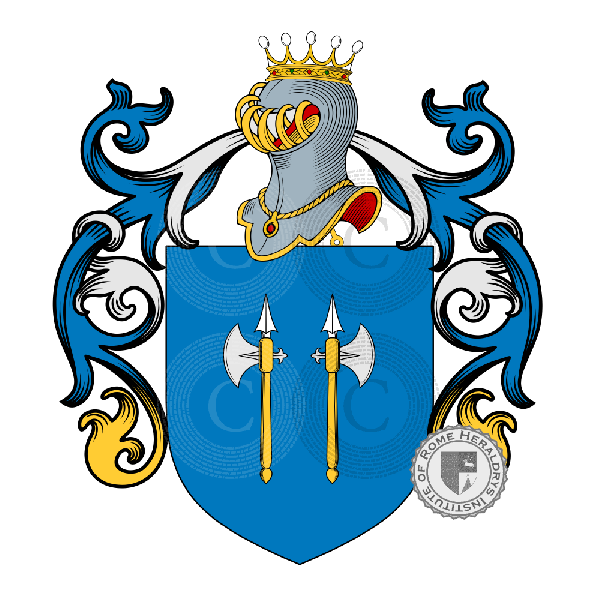 Escudo de la familia Deliot de Cerfontaine