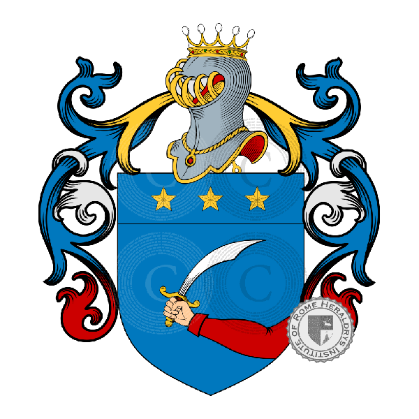 Coat of arms of family Baffa