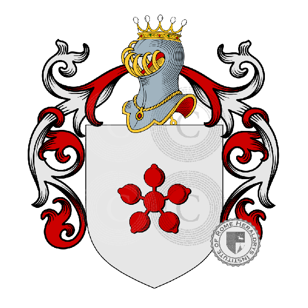 Coat of arms of family Martigné
