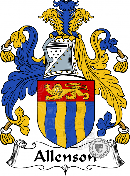Wappen der Familie Allenson