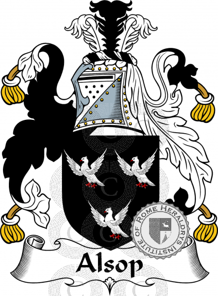 Wappen der Familie Alsop