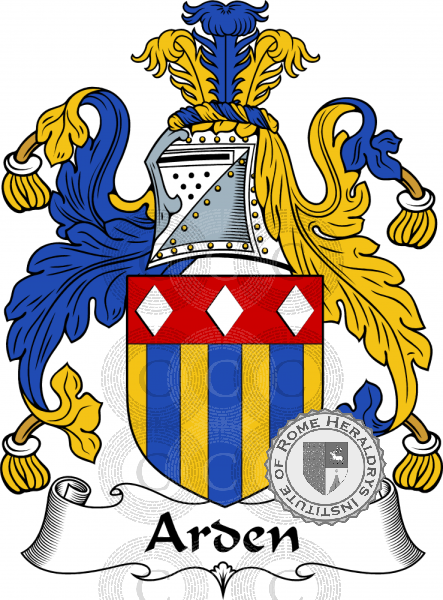 Coat of arms of family Arden