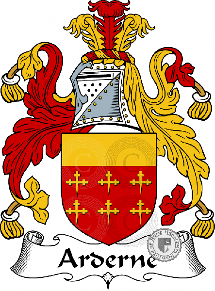 Coat of arms of family Arderne