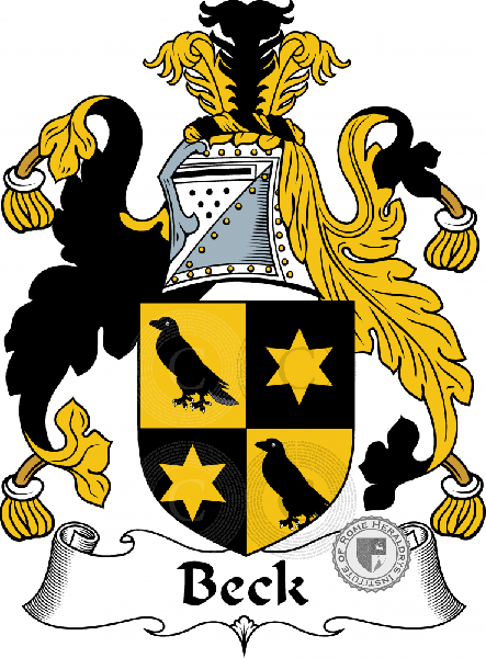 Coat of arms of family Beck