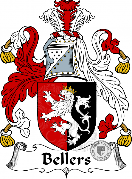 Coat of arms of family Bellers