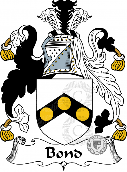 Coat of arms of family Bond