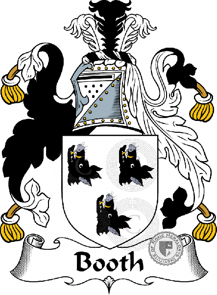 Coat of arms of family Booth
