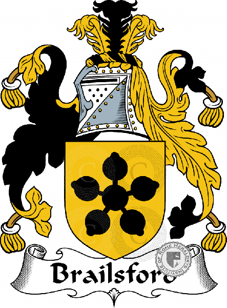 Coat of arms of family Brailsford