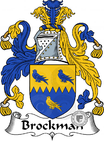 Coat of arms of family Brockman