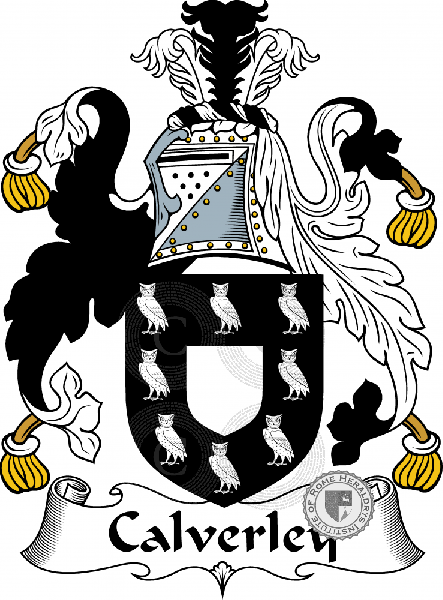Escudo de la familia Calverley