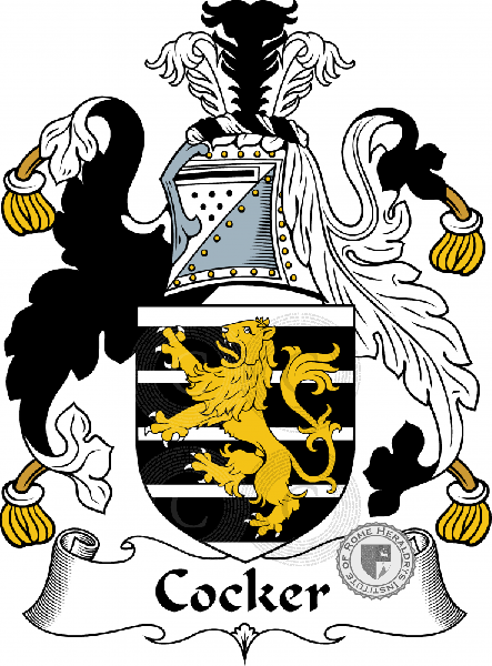 Coat of arms of family Cocker