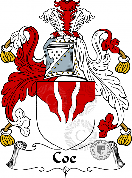 Coat of arms of family Coe