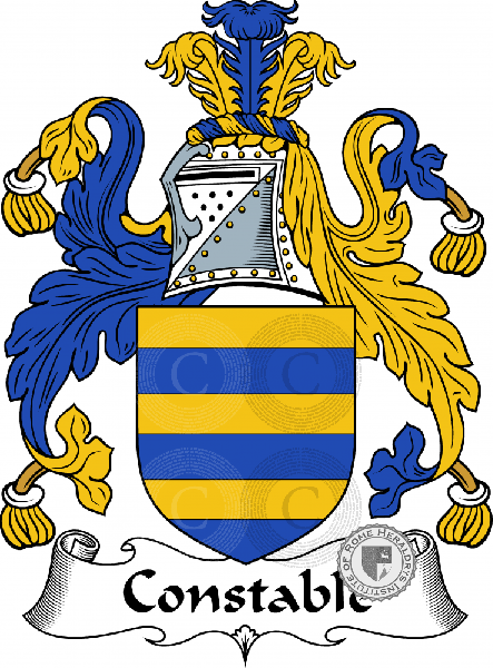 Coat of arms of family Constable