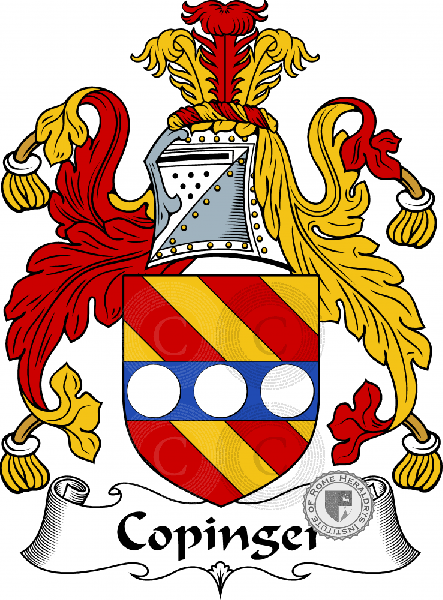 Coat of arms of family Copinger