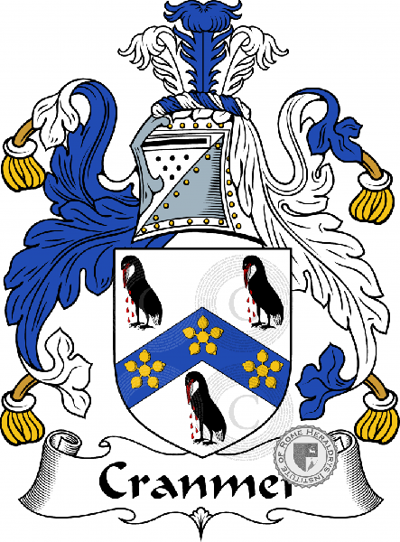 Coat of arms of family Cranmer