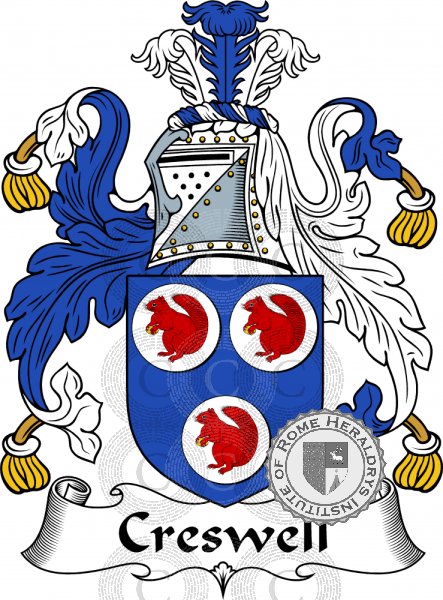 Wappen der Familie Creswell