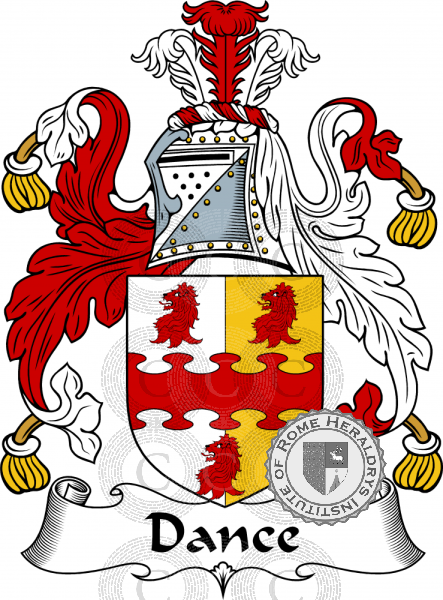 Coat of arms of family Dance