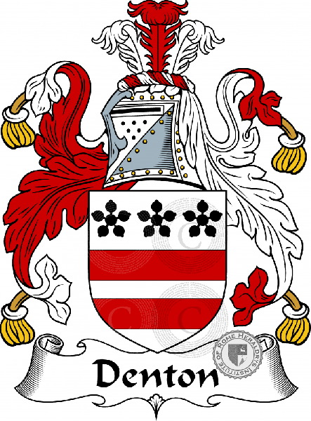 Coat of arms of family Denton