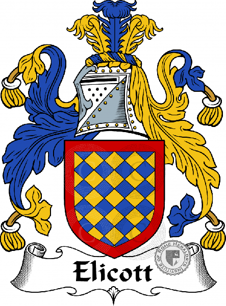 Coat of arms of family Elicott
